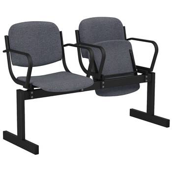 Блок стульев 2-местный откидывающиеся сиденья