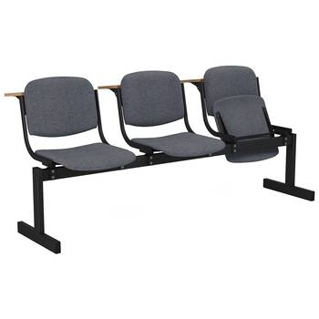 Блок стульев 3-местный мягкий лекционный