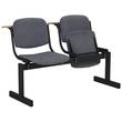 Блок стульев 2-местный, мягкий, откидывающиеся сиденья, лекционный 
