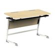Стол ученический 2-местный регулируемый по высоте и наклону «L 50x30»